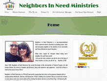 Tablet Screenshot of neighborsinneedtoday.org
